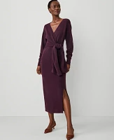 Ann Taylor Wrap Sweater Dress Women's