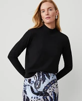 Ann Taylor Petite Essential Mock Neck Sweater Women's