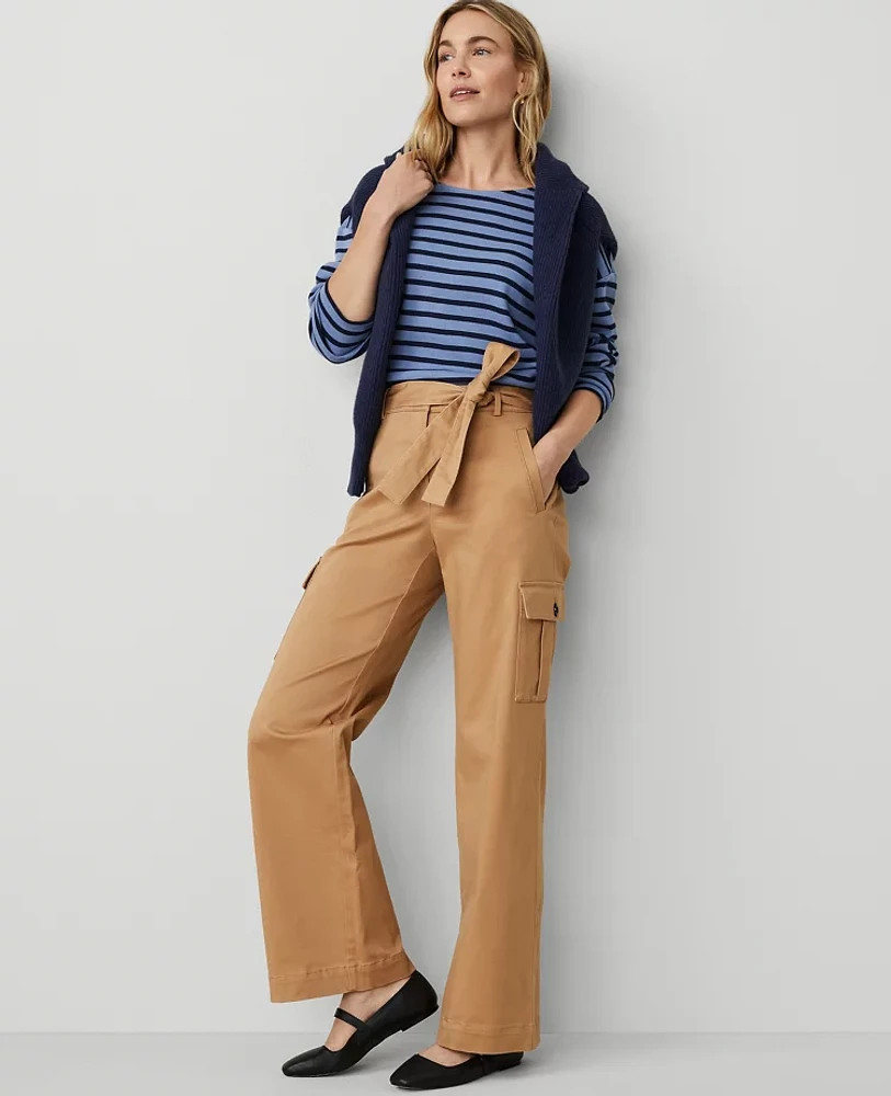 Ann Taylor Petite Straight Leg Cargo Pant Women's