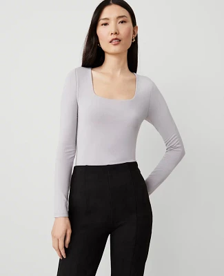 Ann Taylor Square Neck Top Women's