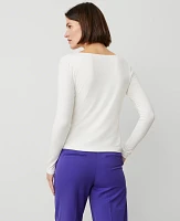 Ann Taylor Square Neck Top Women's