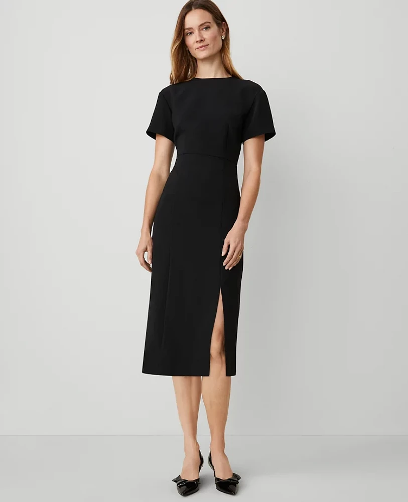 Ann Taylor Petite Dropped Sleeve Sheath Dress Women's