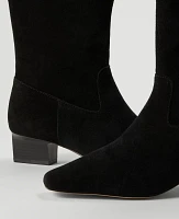 Ann Taylor Tapered Heel Suede Boot Women's