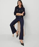 Ann Taylor The Pull-On Flare Jean Classic Rinse Wash Women's