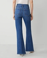 Ann Taylor The Flare Jean Luxe Medium Wash Women's