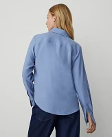 Ann Taylor Pocket Shirt Women's