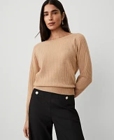 Ann Taylor Ribbed Cashmere Sweater Women's