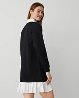 Ann Taylor Ponte Sweatshirt Mini Dress Women's