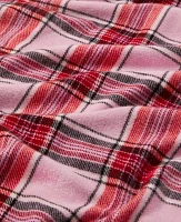 Ann Taylor Plaid Scarf Foxglove Women's