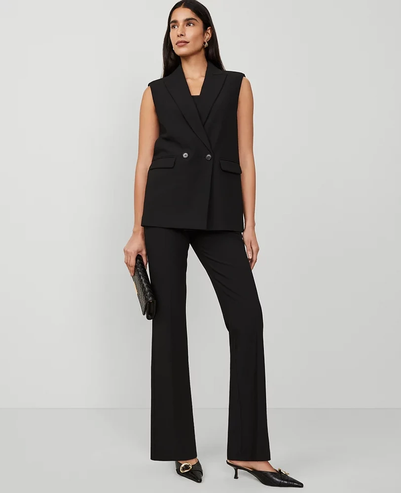 Ann Taylor The Skinny Trouser Pant Bi-Stretch Black Women's