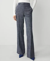 Ann Taylor The Trouser Pant Seasonless Stretch Navy/White Combo Women's