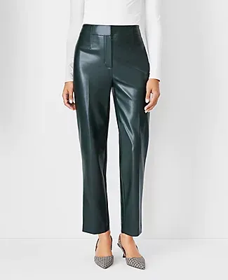 Ann Taylor The Lana Slim Pant Faux Leather