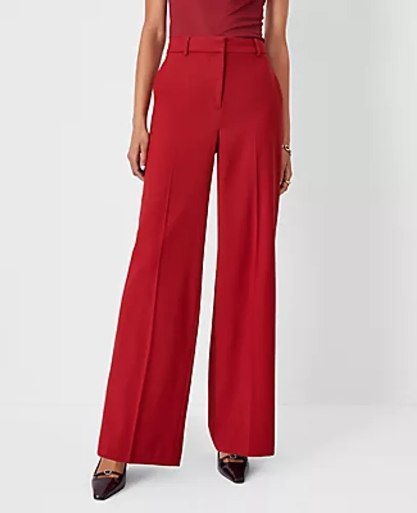 Ann Taylor The Wide Leg Pant in Lightweight Weave