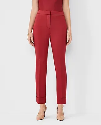 Ann Taylor The High Rise Eva Ankle Pant Double Knit - Curvy Fit