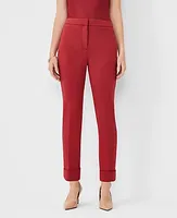 Ann Taylor The High Rise Eva Ankle Pant Double Knit