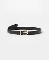 Ann Taylor Embossed Leather Trouser Belt