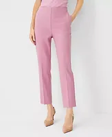 Ann Taylor The High Rise Side Zip Ankle Pant Bi-Stretch