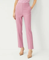 Ann Taylor The High Rise Side Zip Ankle Pant Bi-Stretch