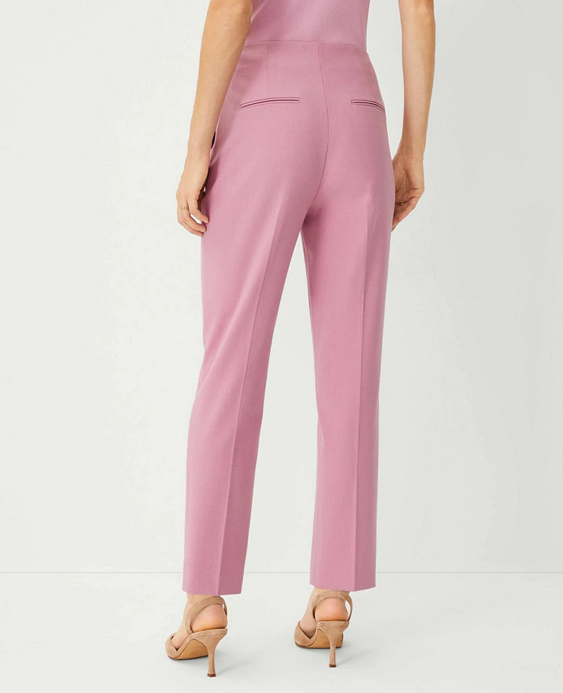 Ann Taylor The High Rise Side Zip Ankle Pant Bi-Stretch