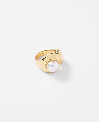 Ann Taylor Chunky Pearlized Ring