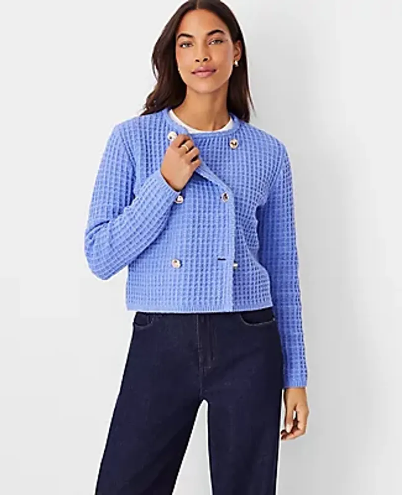 Ann Taylor Geo Stitch Jacket