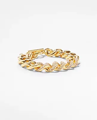 Ann Taylor Embellished Chunky Chain Bracelet