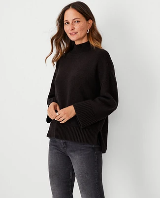 Ann Taylor Relaxed Mock Neck Sweater Women's