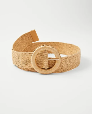 Ann Taylor Stretch Belt Straw Women's