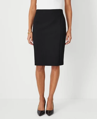 Ann Taylor The Seamed Pencil Skirt Seasonless Stretch - Curvy Fit Women's
