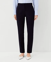 Ann Taylor The Petite Button Tab High Rise Eva Ankle Pant