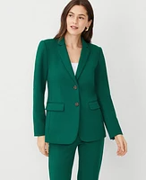 Ann Taylor The Petite Greenwich Blazer Pique Women's