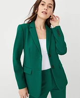 Ann Taylor The Petite Greenwich Blazer Pique Women's