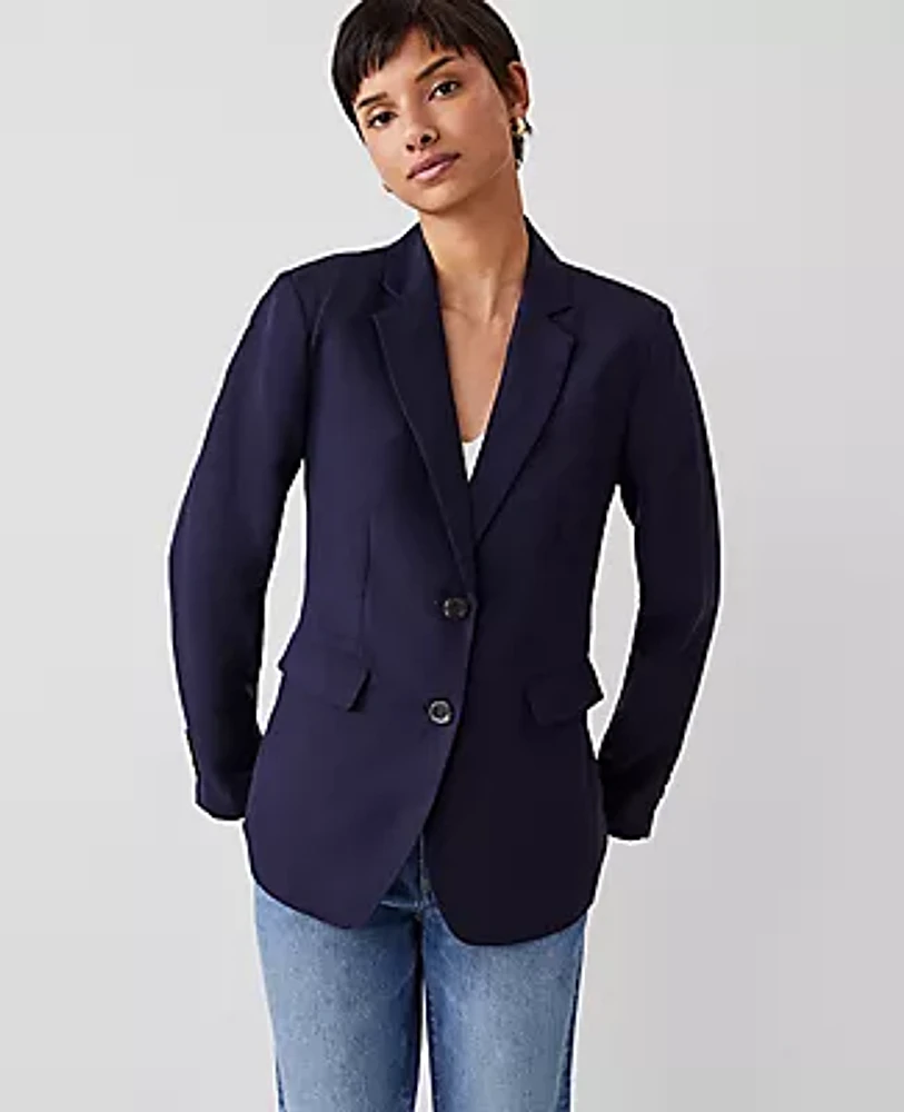 Ann Taylor The Greenwich Blazer Linen Blend