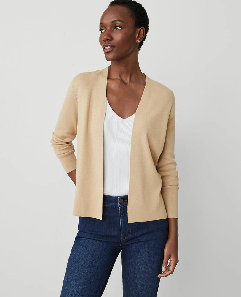 Ann Taylor Open Cardigan Women's