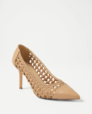 Ann Taylor Mae Woven Pumps Women's