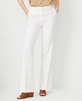 Ann Taylor The High Rise Trouser Pant Linen Blend