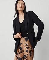 Ann Taylor Sculptural Blazer Black Women's