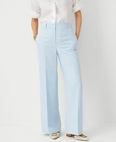 Ann Taylor The Wide Leg Pant Bluestone Melange Women's