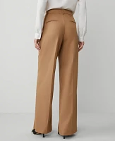 Ann Taylor The Wide-Leg Pant Seasonless Stretch Perfect Camel Women's