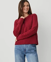 Ann Taylor Cable Sweater Women's