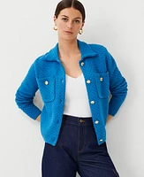 Ann Taylor Utility Sweater Jacket Women's