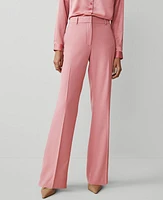 Ann Taylor The High Rise Trouser Pant Textured Drape