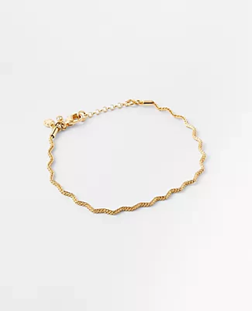 Ann Taylor Zig Zag Chain Bracelet