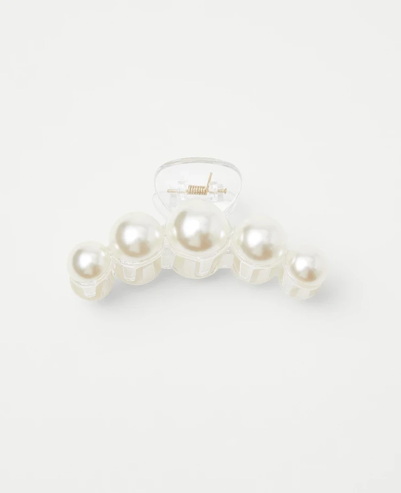 Ann Taylor Pearlized Hair Clip Ivory Women's