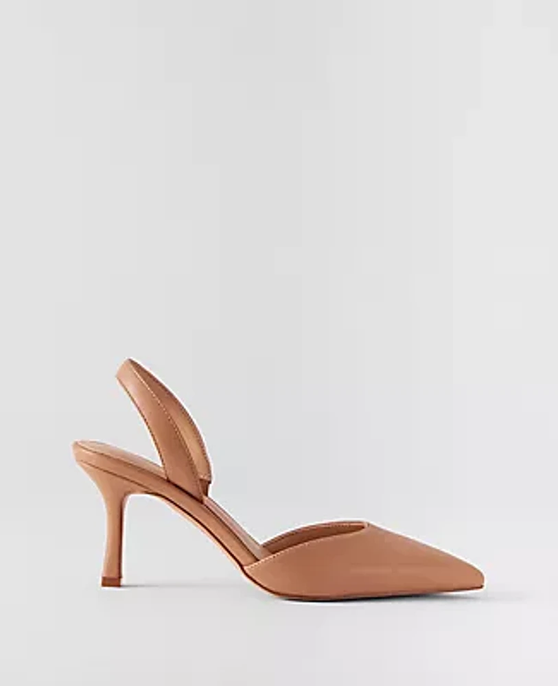 Ann Taylor New Kerry Leather Pumps