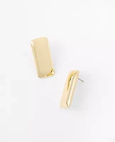 Ann Taylor Rectangular Metal Statement Earrings