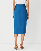 Ann Taylor Petite Utility Pencil Skirt Santorini Women's