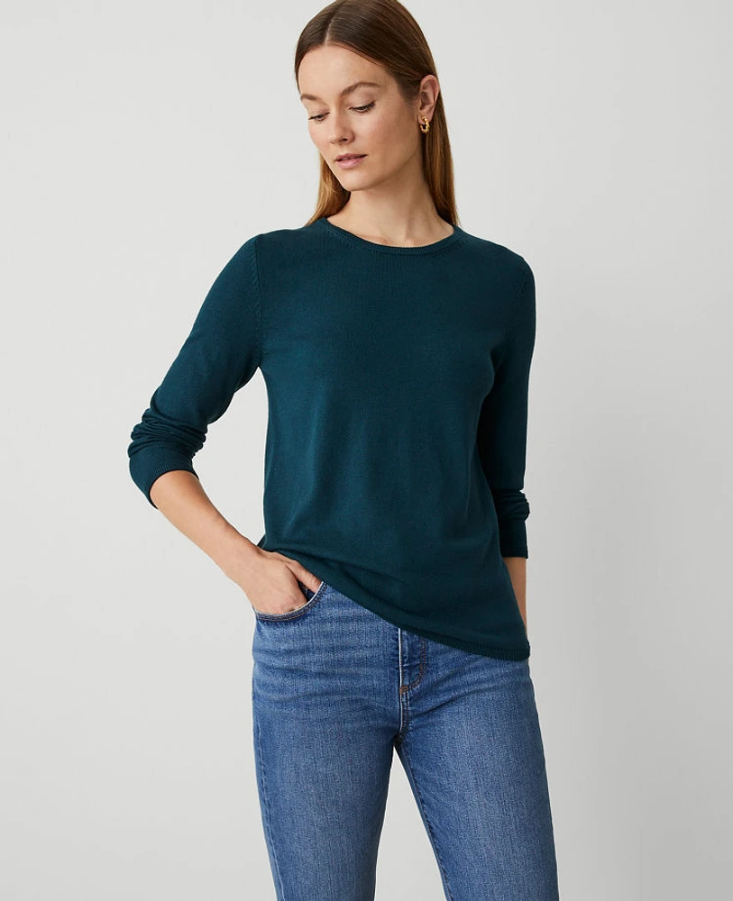 Ann Taylor Essential Crew Neck Sweater Women's