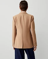 Ann Taylor The Petite Crosby Blazer Twill Perfect Camel Women's