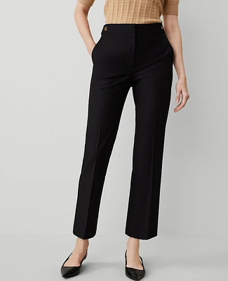 Ann Taylor The Petite Button Pencil Pant Twill